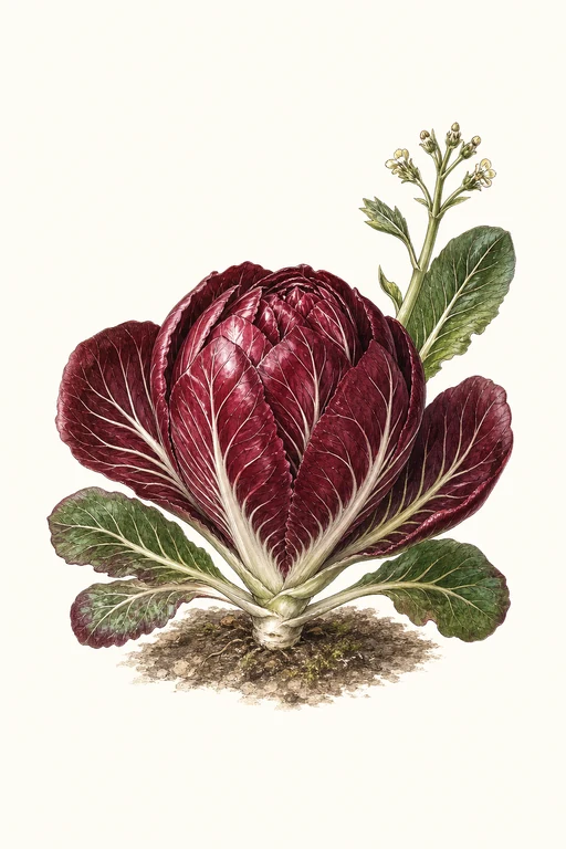 Botanical illustration of Palla Rossa Early