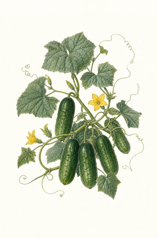 Botanical illustration of Boston Pickling