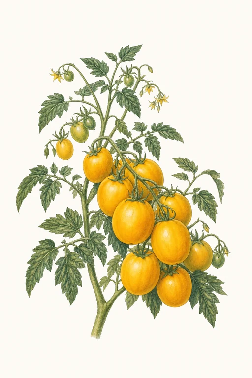 Botanical illustration of Amish Gold