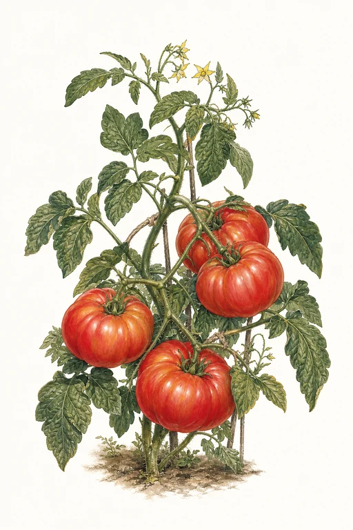 Botanical illustration of Hillbilly