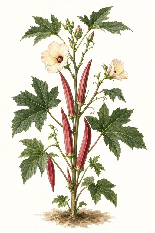 Botanical illustration of Candle Fire