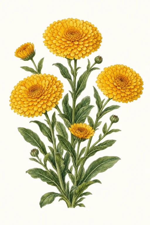Botanical illustration of Resina
