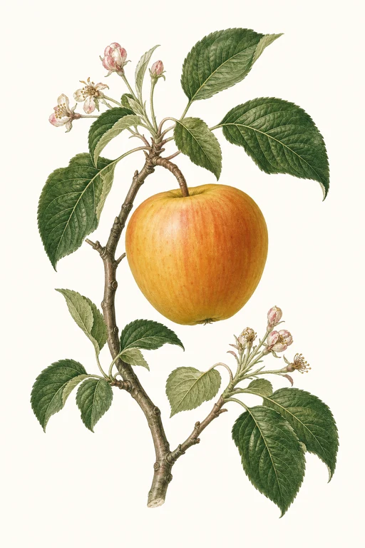 Botanical illustration of Kandil Sinap