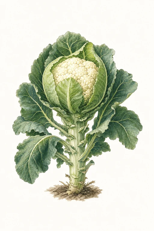 Botanical illustration of Self-Blanching
