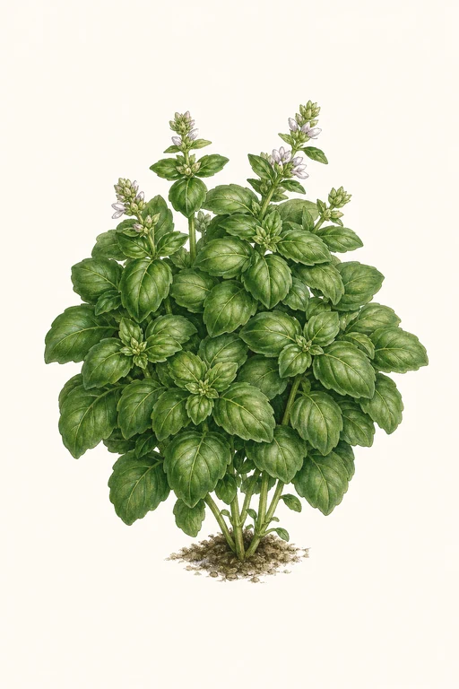 Botanical illustration of Pistou