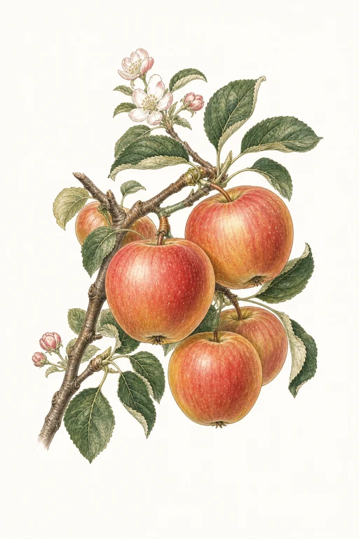 Botanical illustration of Grand Gala