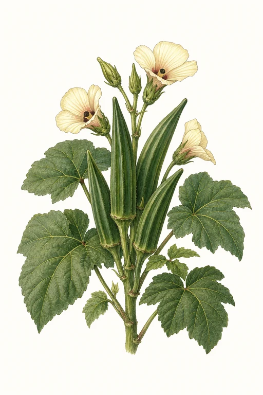 Botanical illustration of Baby Bubba Hybrid