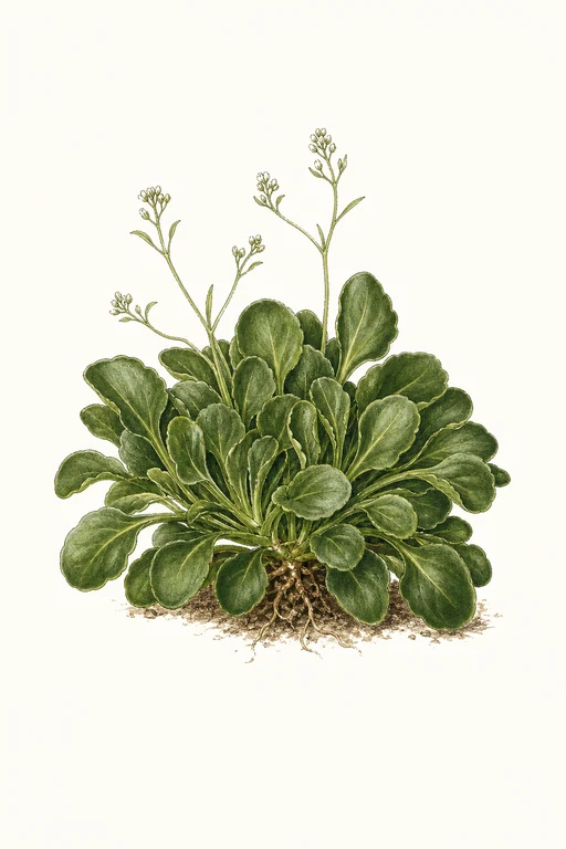 Botanical illustration of Mache