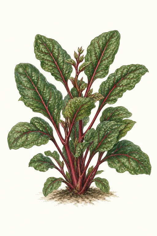 Botanical illustration of Red Cardinal