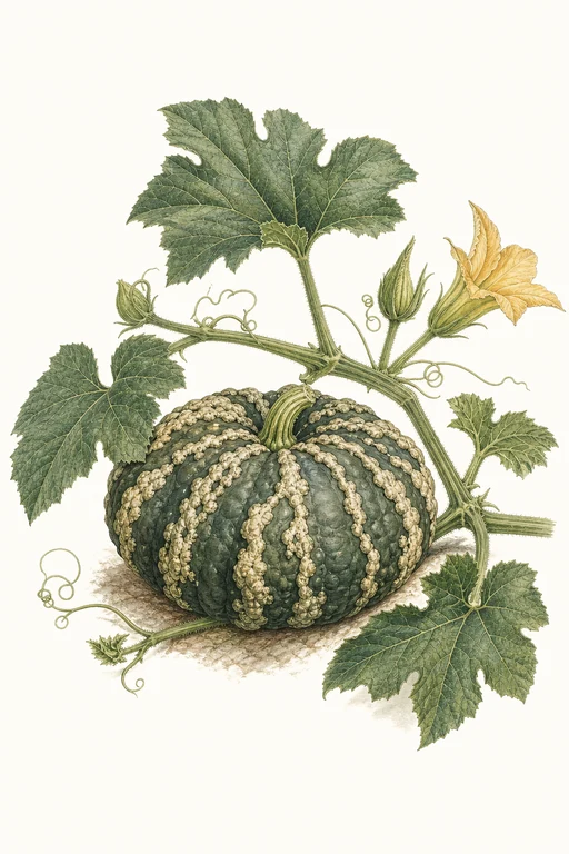 Botanical illustration of Galeux d'Eysines