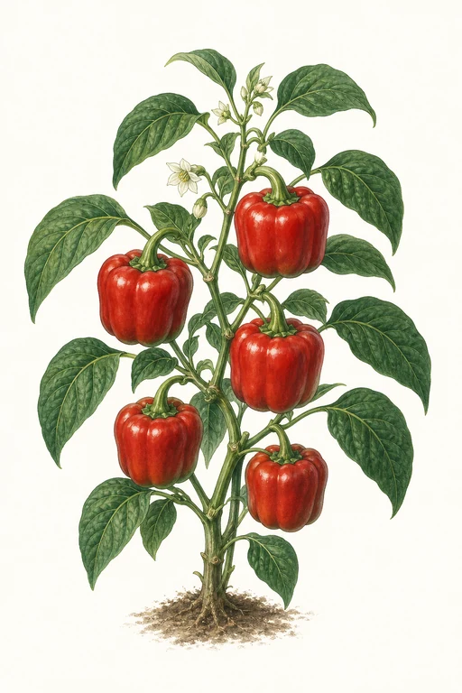 Botanical illustration of Napoleon Sweet