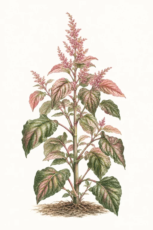 Botanical illustration of Blushing Bride
