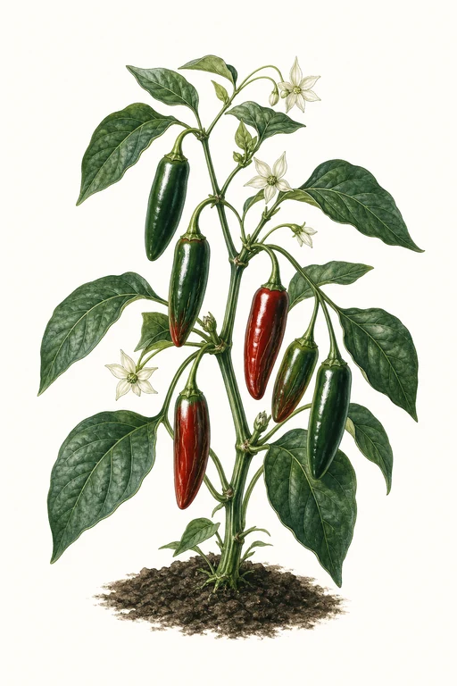 Botanical illustration of Sierra Norte