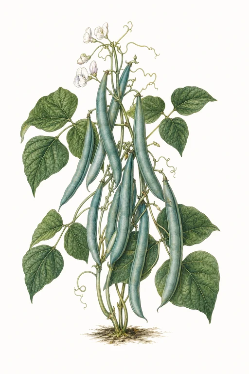 Botanical illustration of Blue Lake S-7