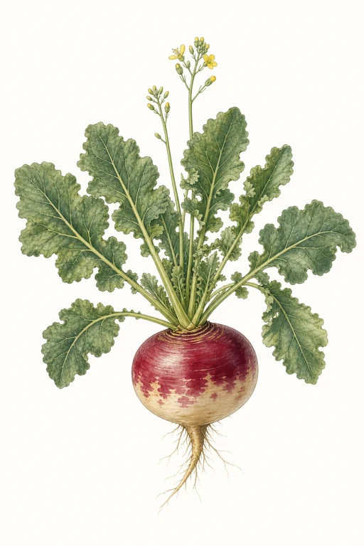 Botanical illustration of Noordhollandse Bloedrode
