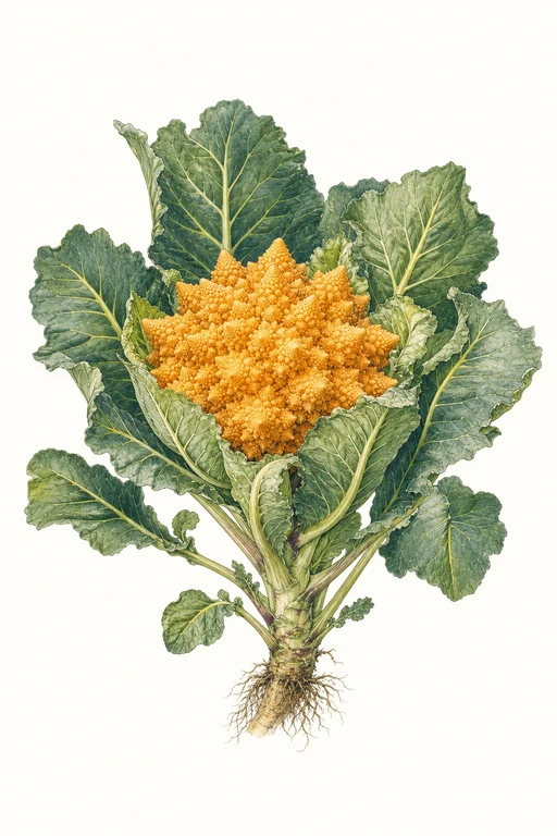 Botanical illustration of Flame Star