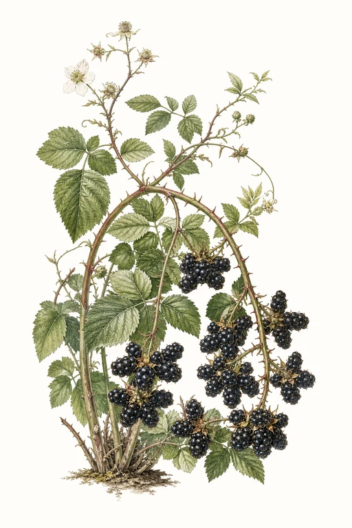 Botanical illustration of Columbia Star