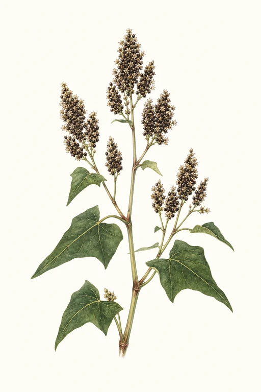 Botanical illustration of Tartary Buckwheat