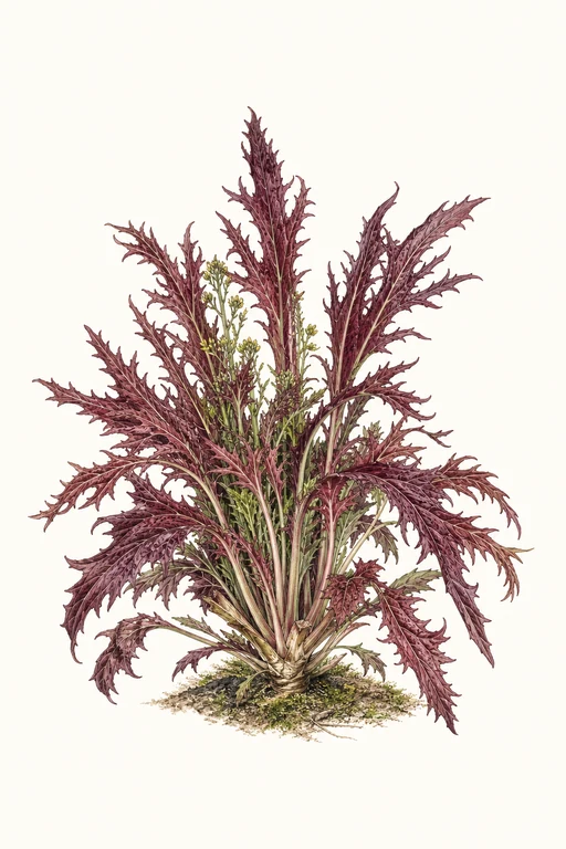 Botanical illustration of Red Giant