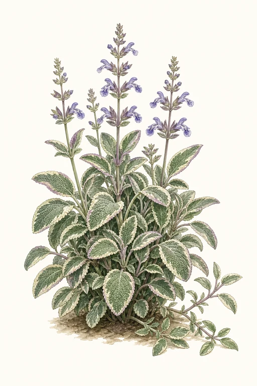Botanical illustration of Tricolor