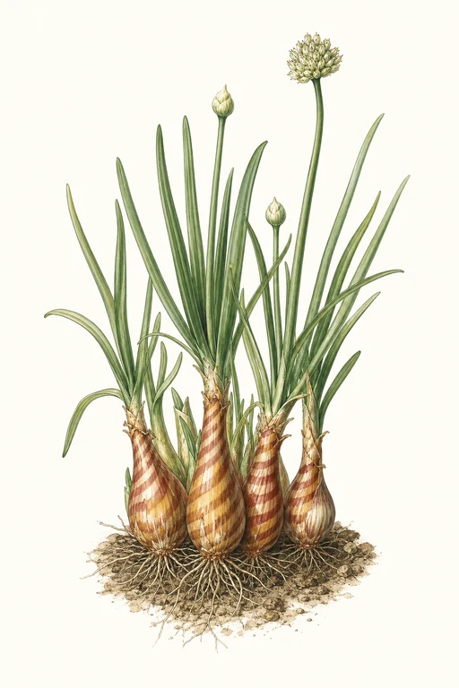 Botanical illustration of Georgia Rattlesnake