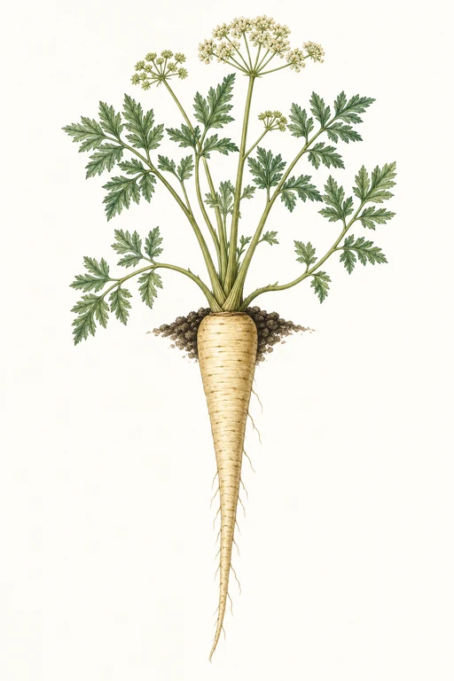 Botanical illustration of Halblange White