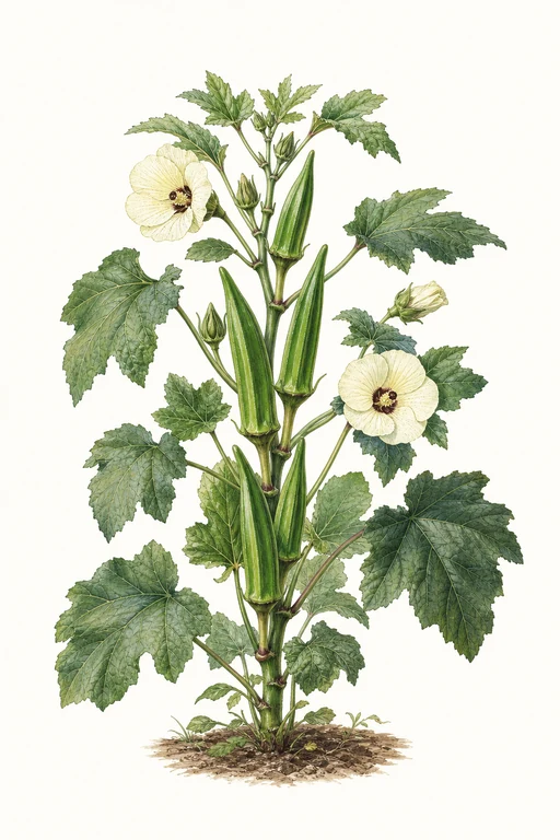 Botanical illustration of Emerald