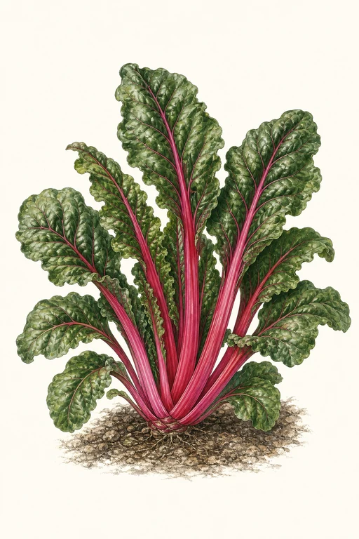 Botanical illustration of Magenta Sunset