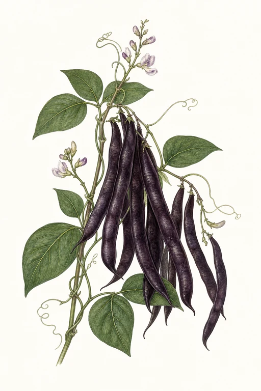 Botanical illustration of Mississippi Purple