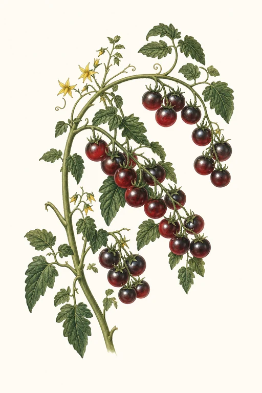 Botanical illustration of Midnight Snack