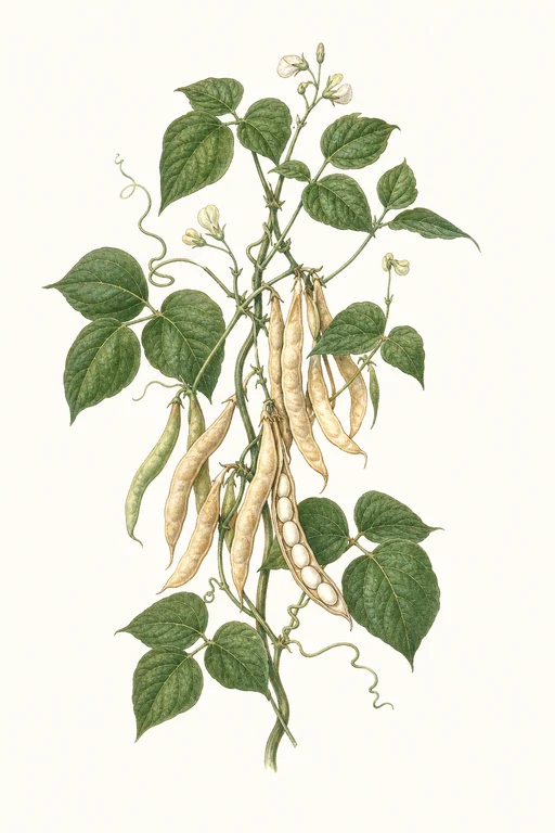 Botanical illustration of Cannellini