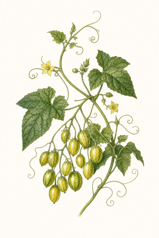 Botanical illustration of Pepquino