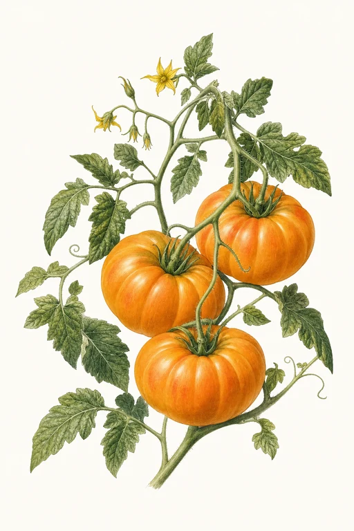 Botanical illustration of Amana Orange
