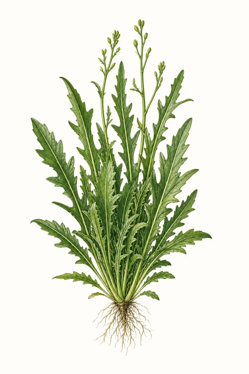 Botanical illustration of Rocket