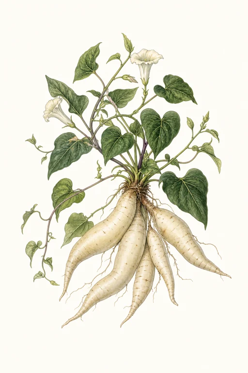 Botanical illustration of Boniato