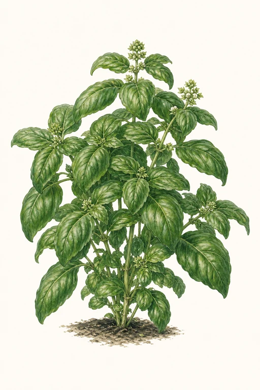 Botanical illustration of Nufar