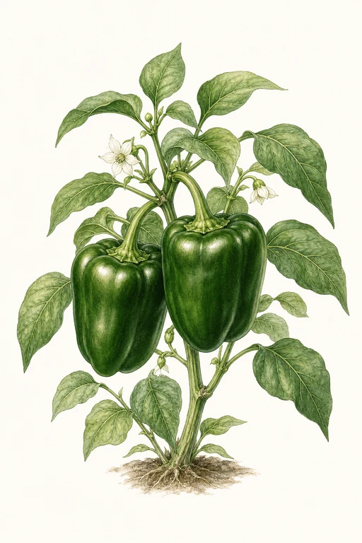 Botanical illustration of Emerald Giant