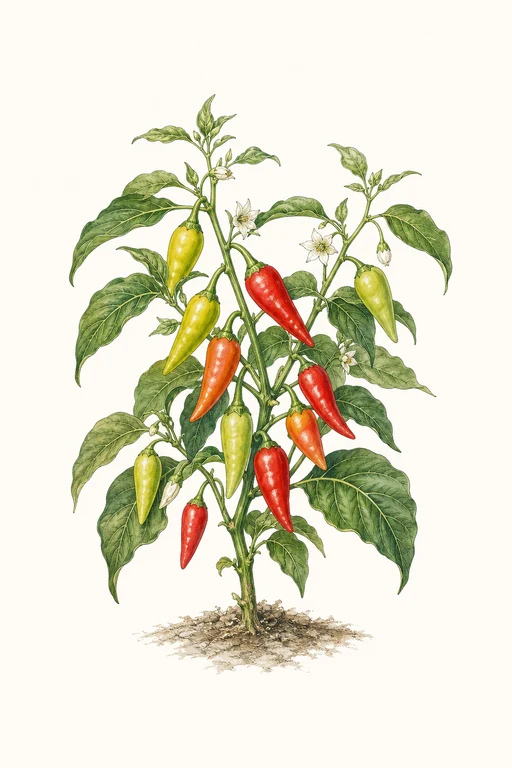 Botanical illustration of Cascabella