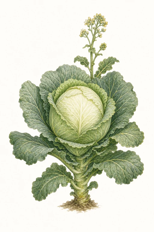 Botanical illustration of Early White