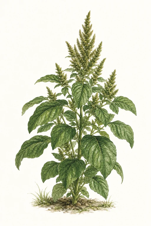 Botanical illustration of Green Forest