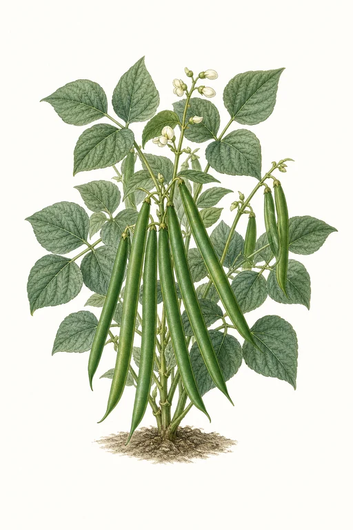Botanical illustration of Tendergreen Improved