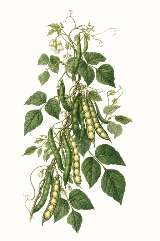 Botanical illustration of Christmas Pole