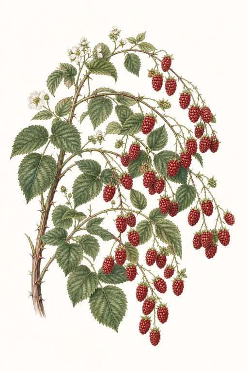 Botanical illustration of Cascade Delight
