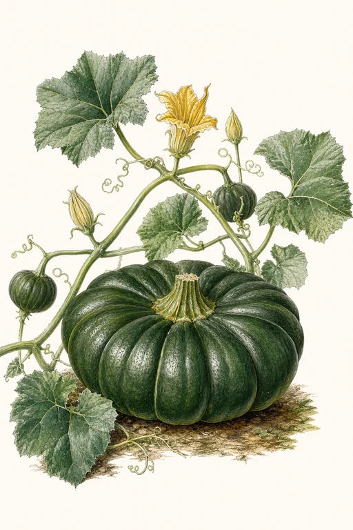 Botanical illustration of Howden