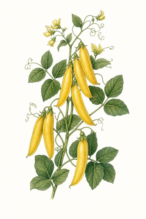 Botanical illustration of Gold Marie