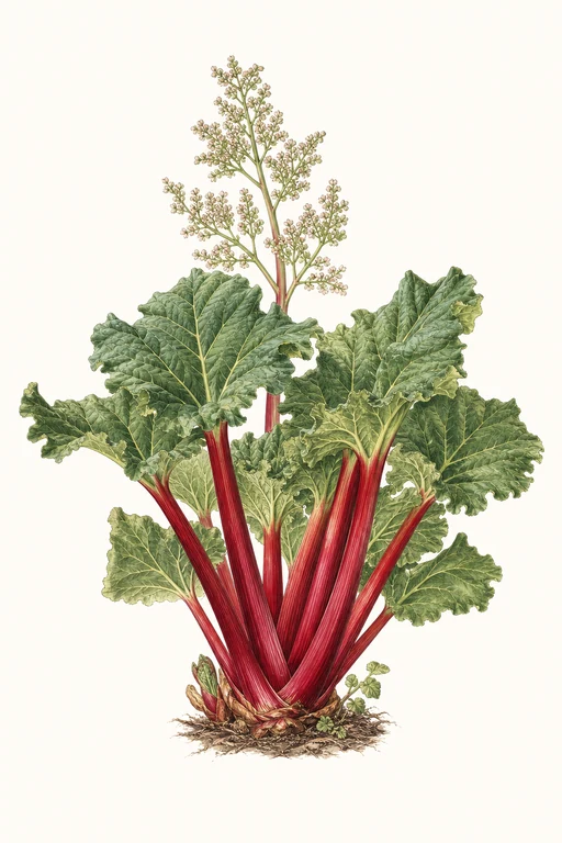 Botanical illustration of Crimson Red