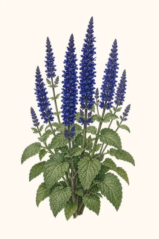 Botanical illustration of Rhapsody In Blue