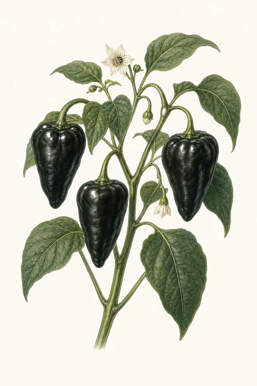 Botanical illustration of Holy Mole