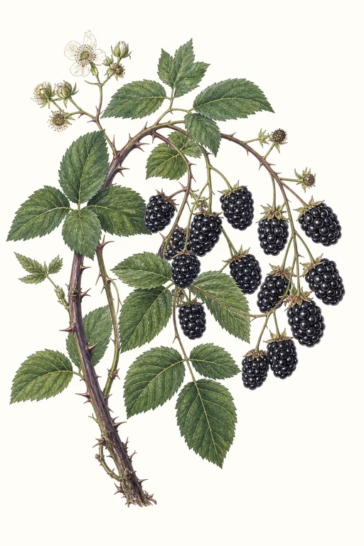 Botanical illustration of Kiowa