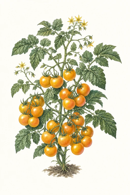 Botanical illustration of Sun Sugar